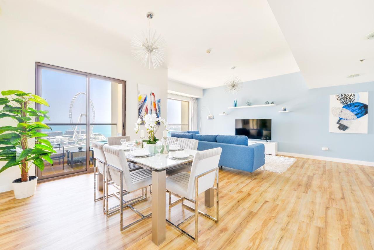 Luxury Jbr - Full Sea View - Free 5* Beach Resorts Access ดูไบ ภายนอก รูปภาพ