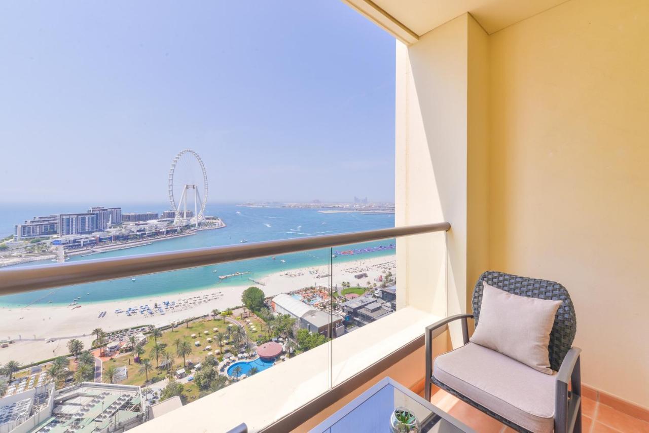 Luxury Jbr - Full Sea View - Free 5* Beach Resorts Access ดูไบ ภายนอก รูปภาพ
