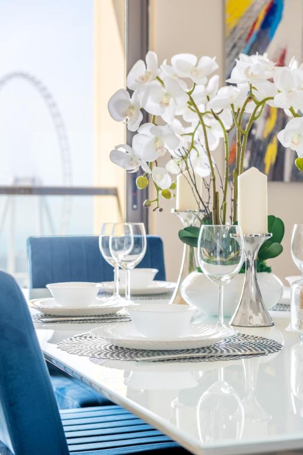 Luxury Jbr - Full Sea View - Free 5* Beach Resorts Access ดูไบ ภายนอก รูปภาพ