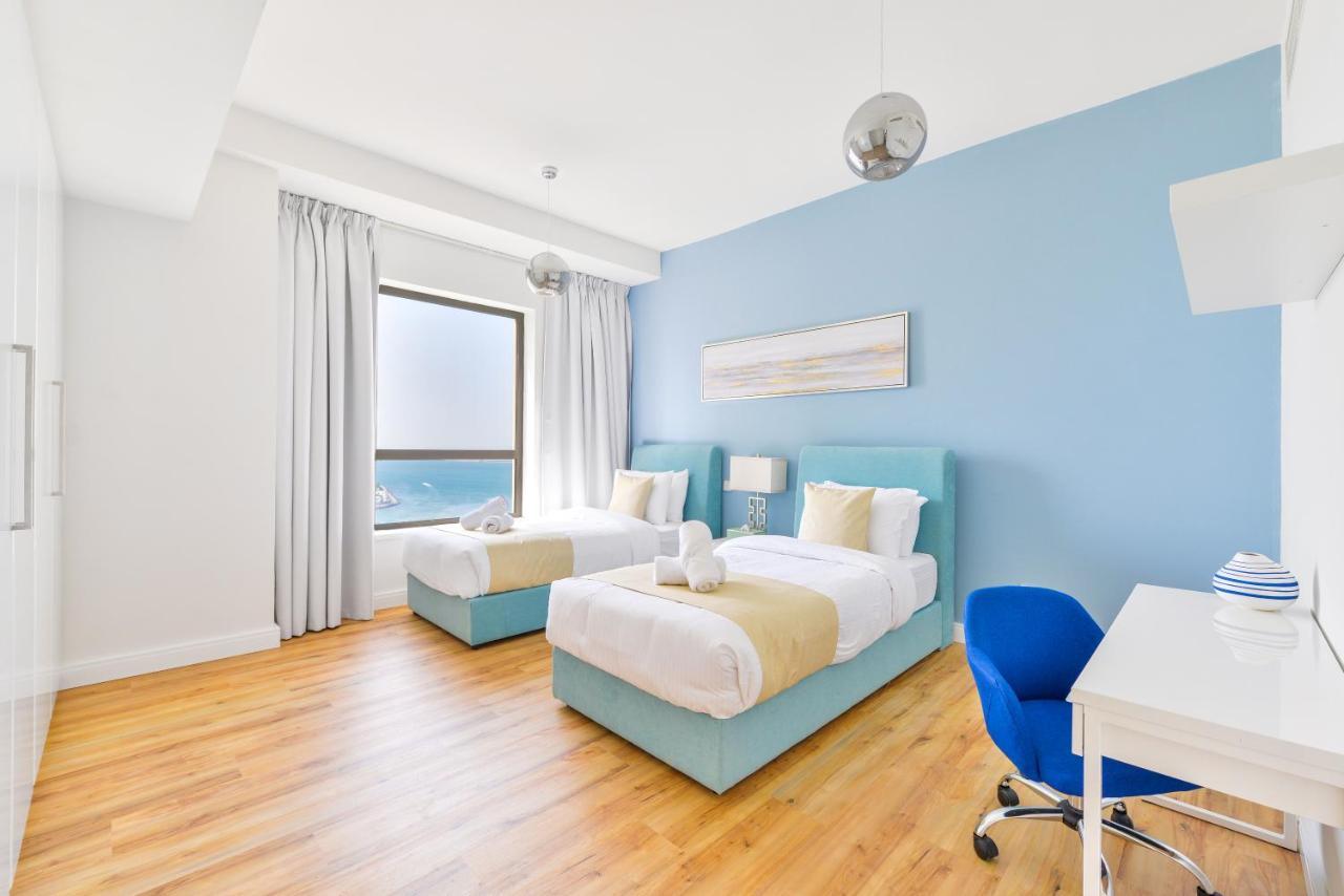Luxury Jbr - Full Sea View - Free 5* Beach Resorts Access ดูไบ ภายนอก รูปภาพ