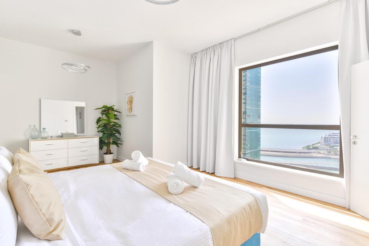 Luxury Jbr - Full Sea View - Free 5* Beach Resorts Access ดูไบ ภายนอก รูปภาพ