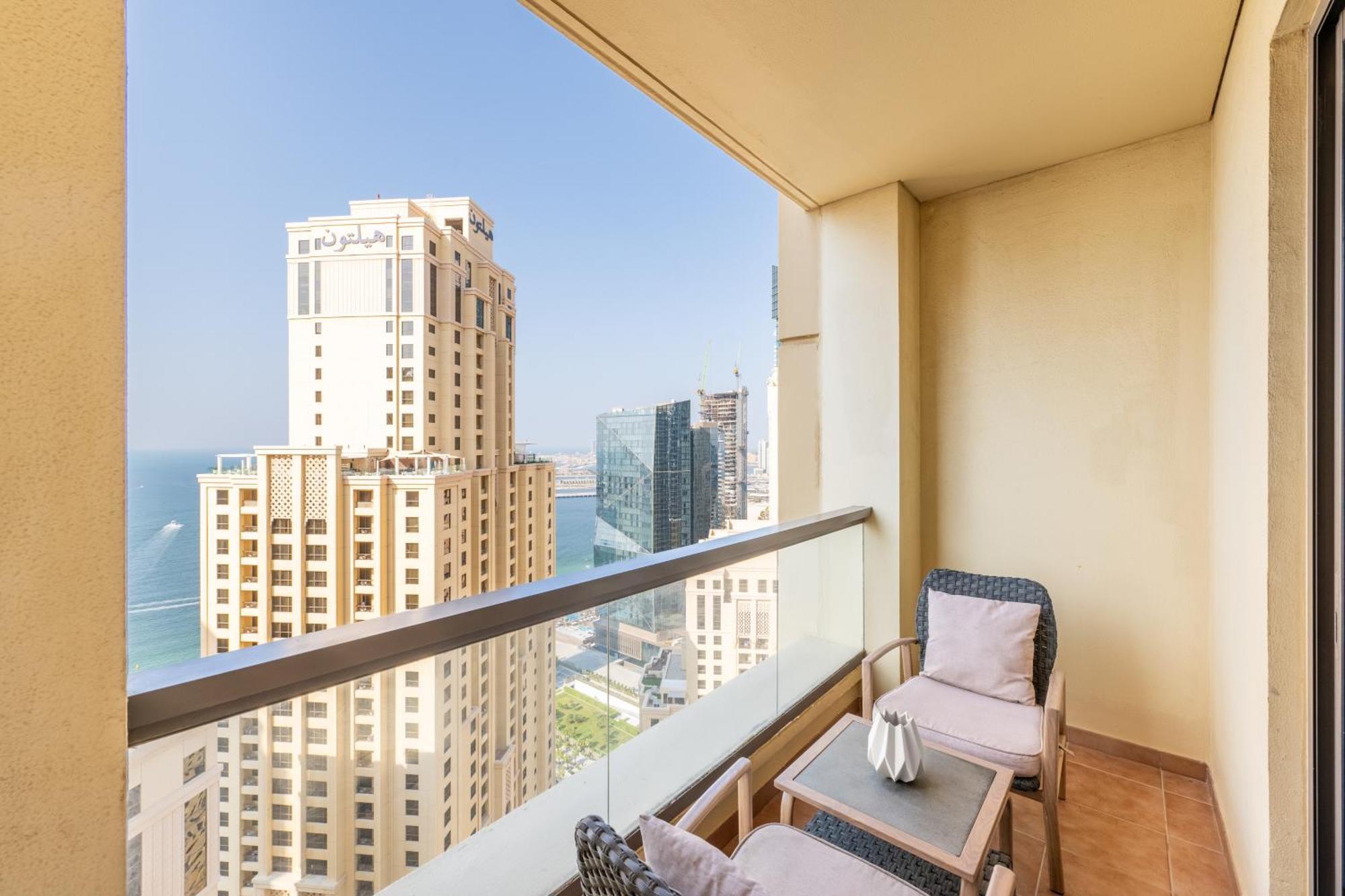 Luxury Jbr - Full Sea View - Free 5* Beach Resorts Access ดูไบ ภายนอก รูปภาพ