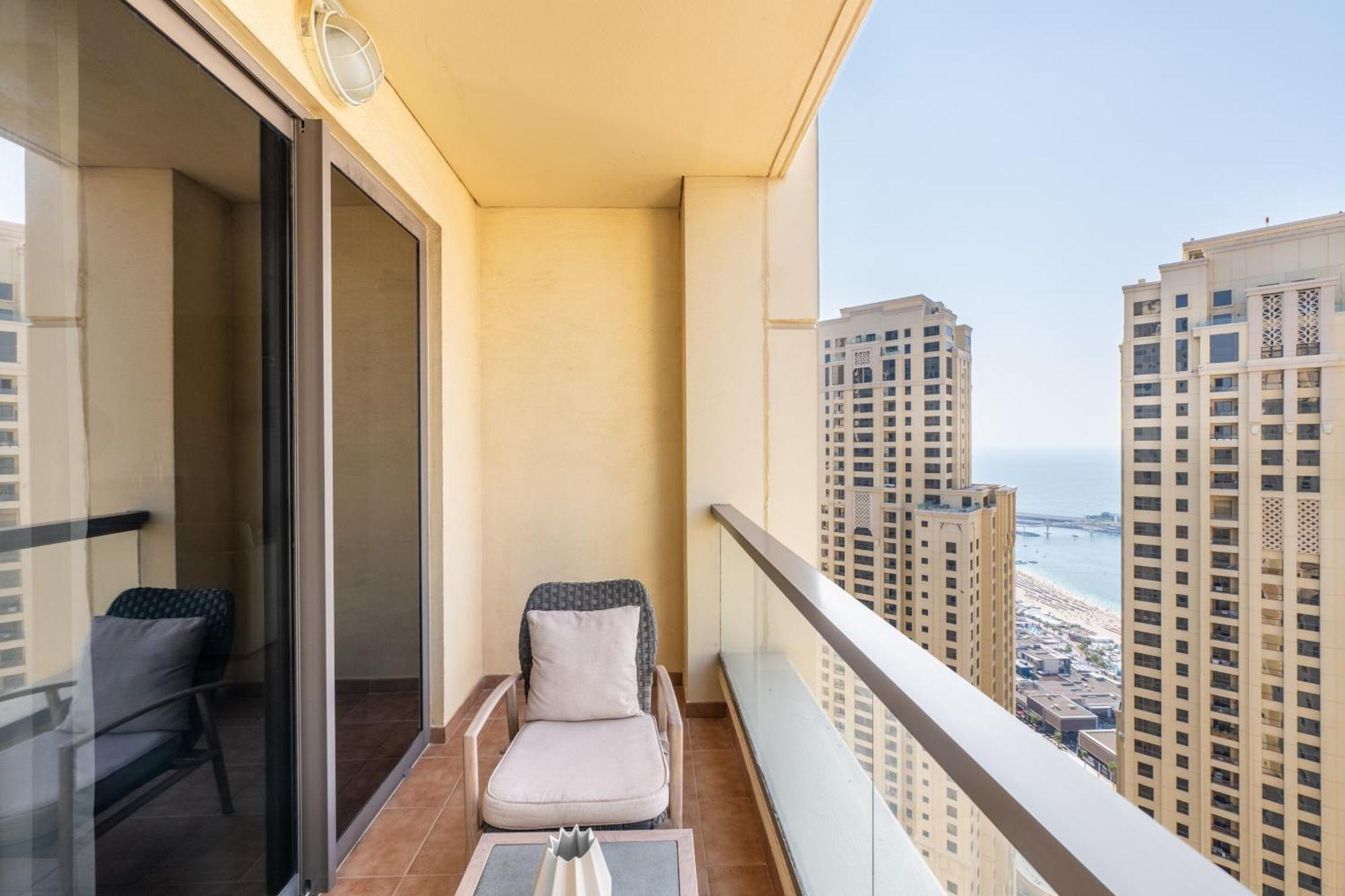 Luxury Jbr - Full Sea View - Free 5* Beach Resorts Access ดูไบ ภายนอก รูปภาพ