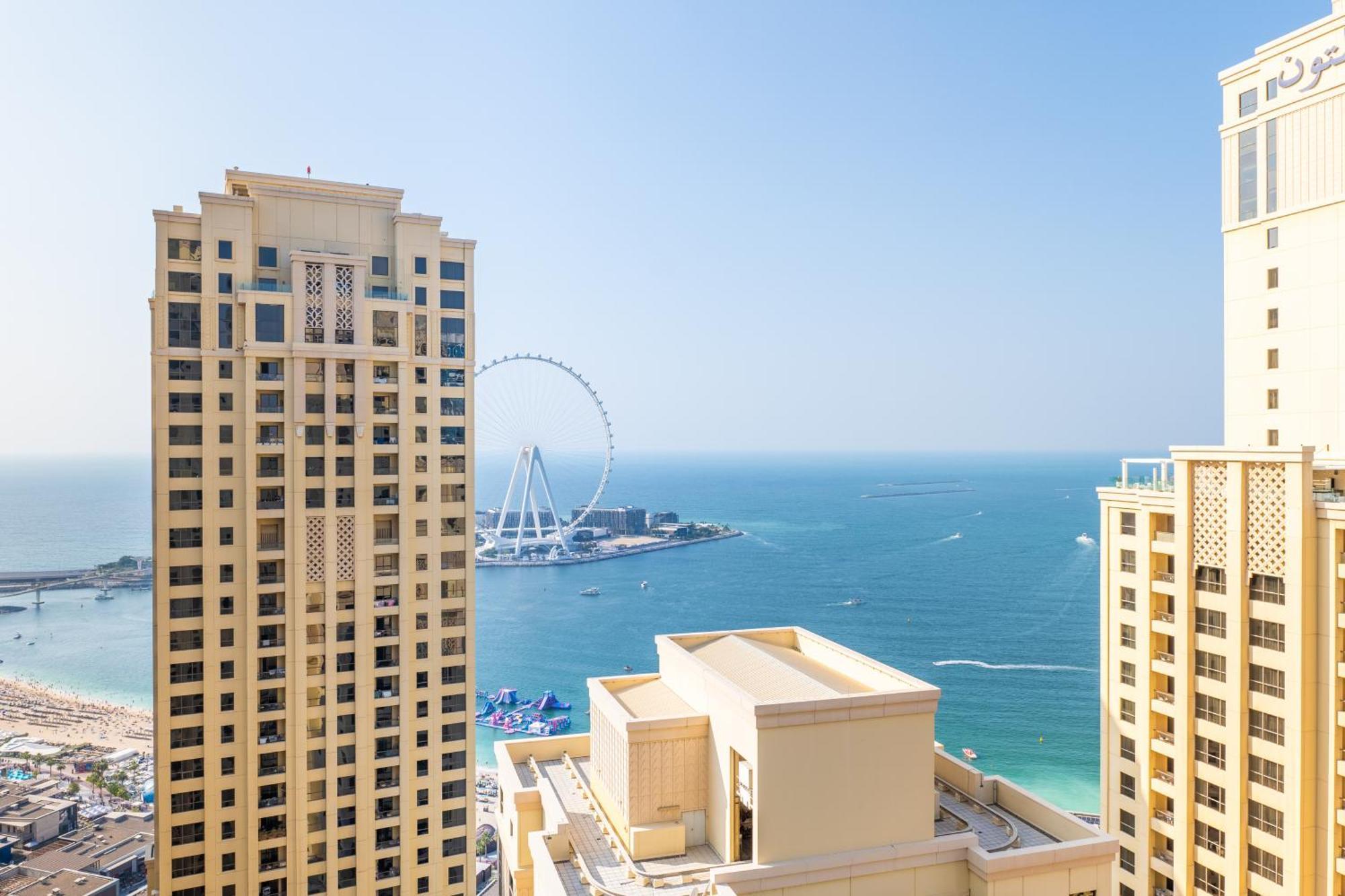 Luxury Jbr - Full Sea View - Free 5* Beach Resorts Access ดูไบ ภายนอก รูปภาพ