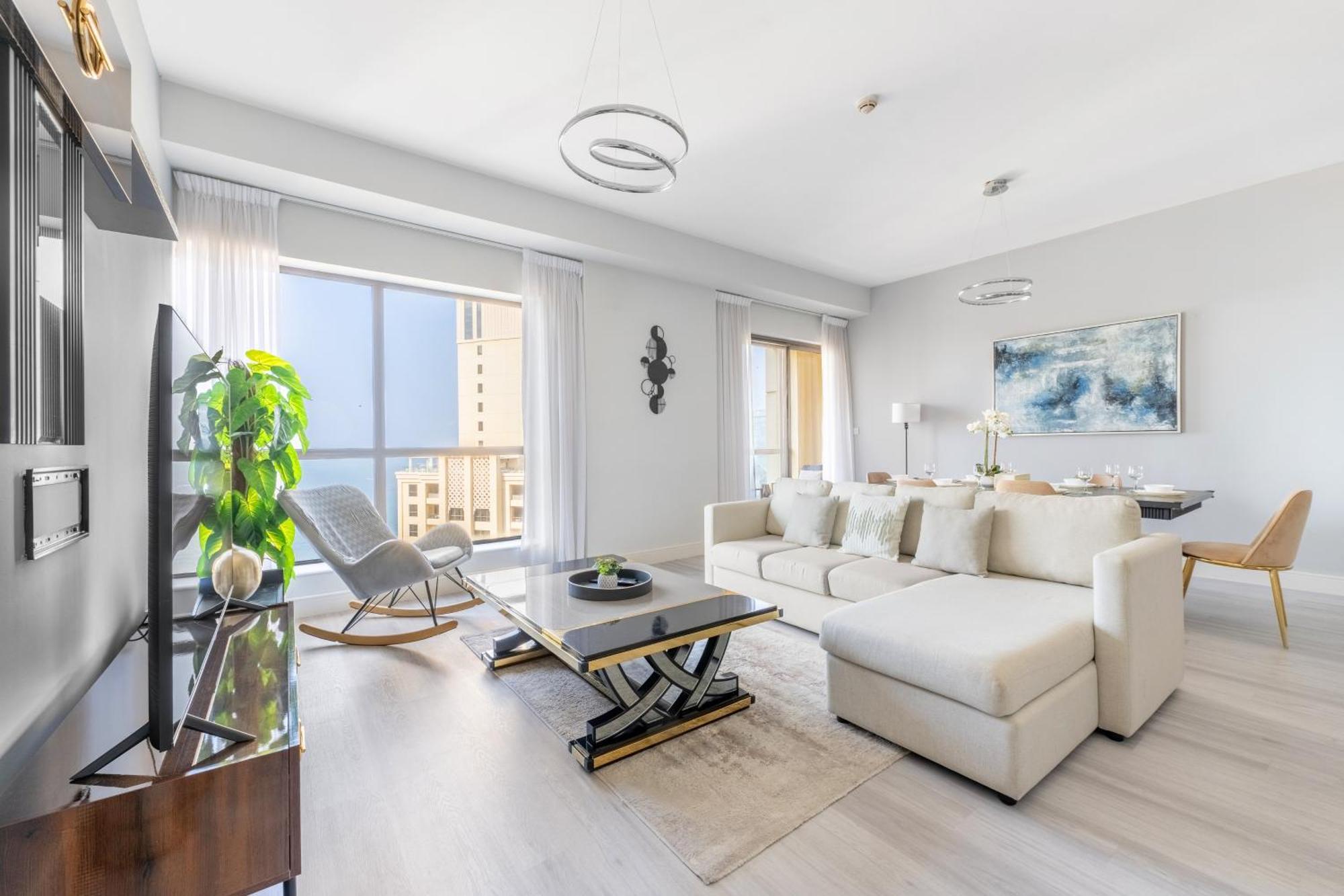 Luxury Jbr - Full Sea View - Free 5* Beach Resorts Access ดูไบ ภายนอก รูปภาพ
