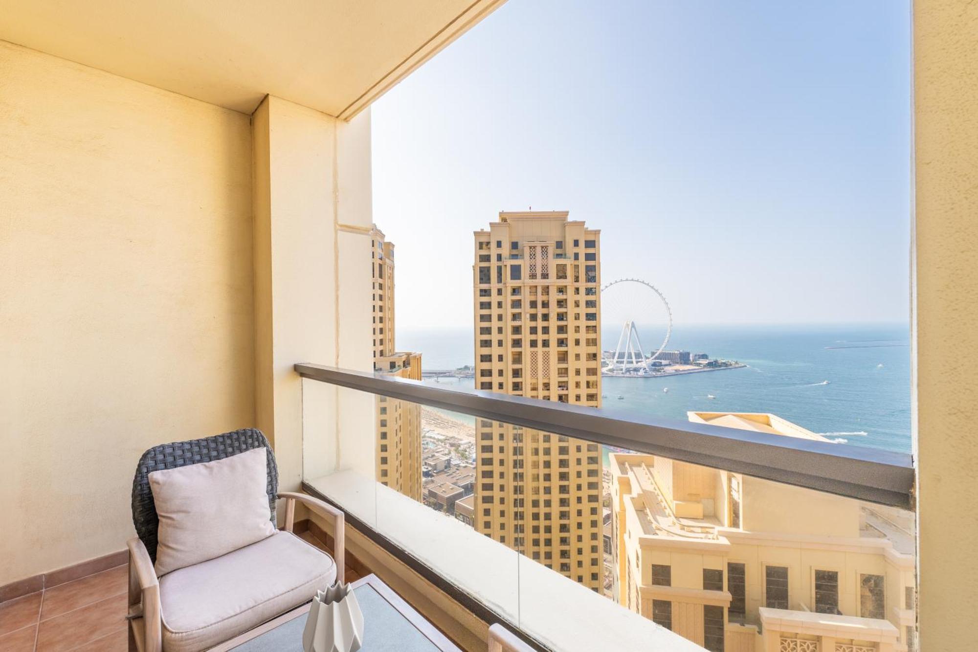 Luxury Jbr - Full Sea View - Free 5* Beach Resorts Access ดูไบ ภายนอก รูปภาพ