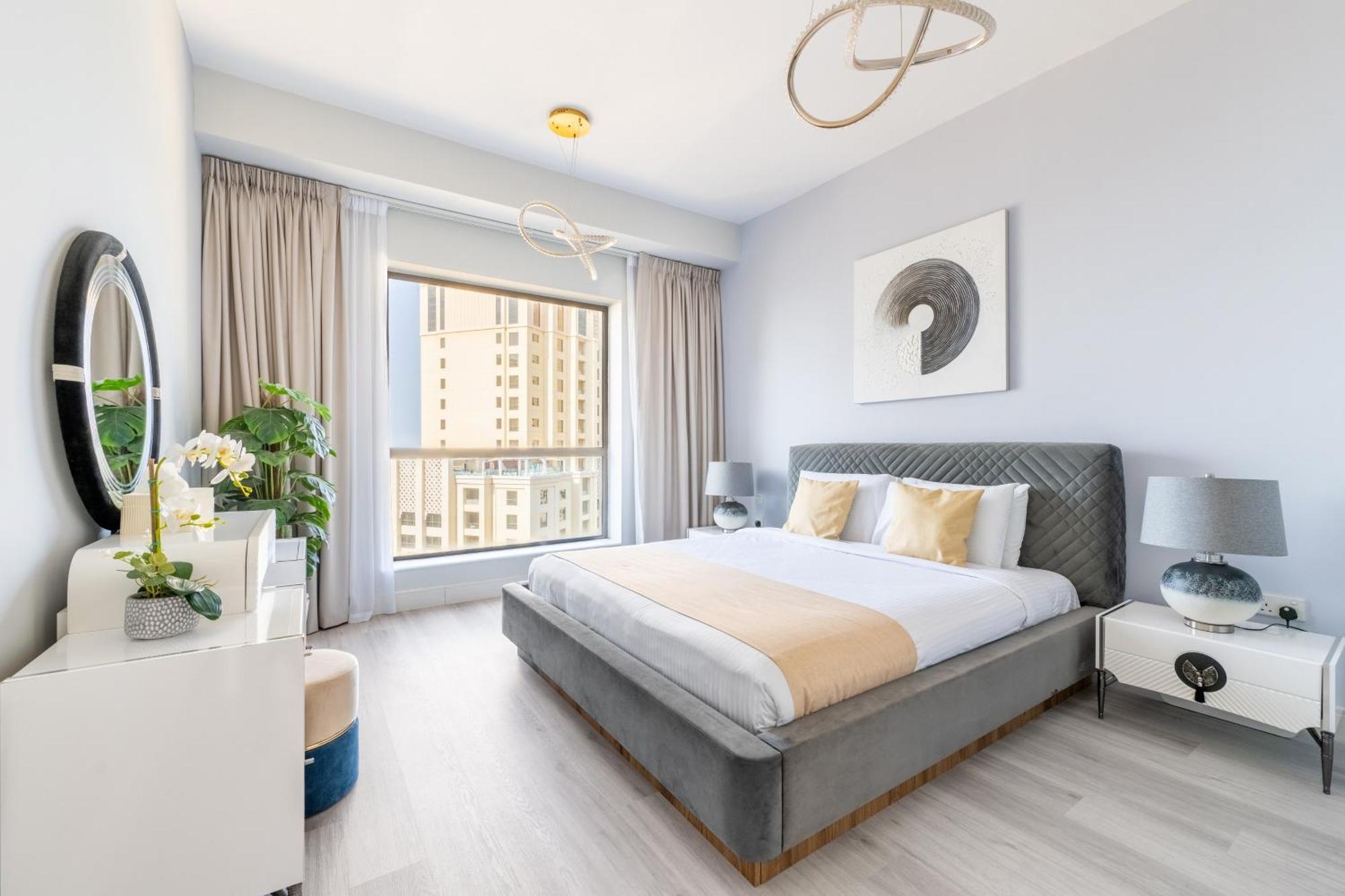 Luxury Jbr - Full Sea View - Free 5* Beach Resorts Access ดูไบ ภายนอก รูปภาพ