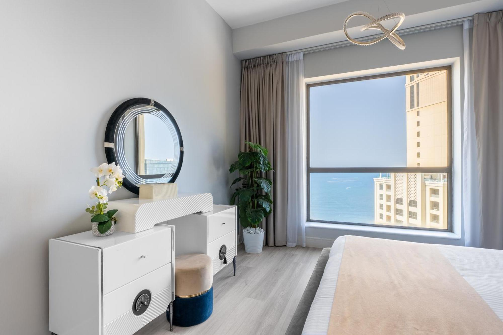 Luxury Jbr - Full Sea View - Free 5* Beach Resorts Access ดูไบ ภายนอก รูปภาพ