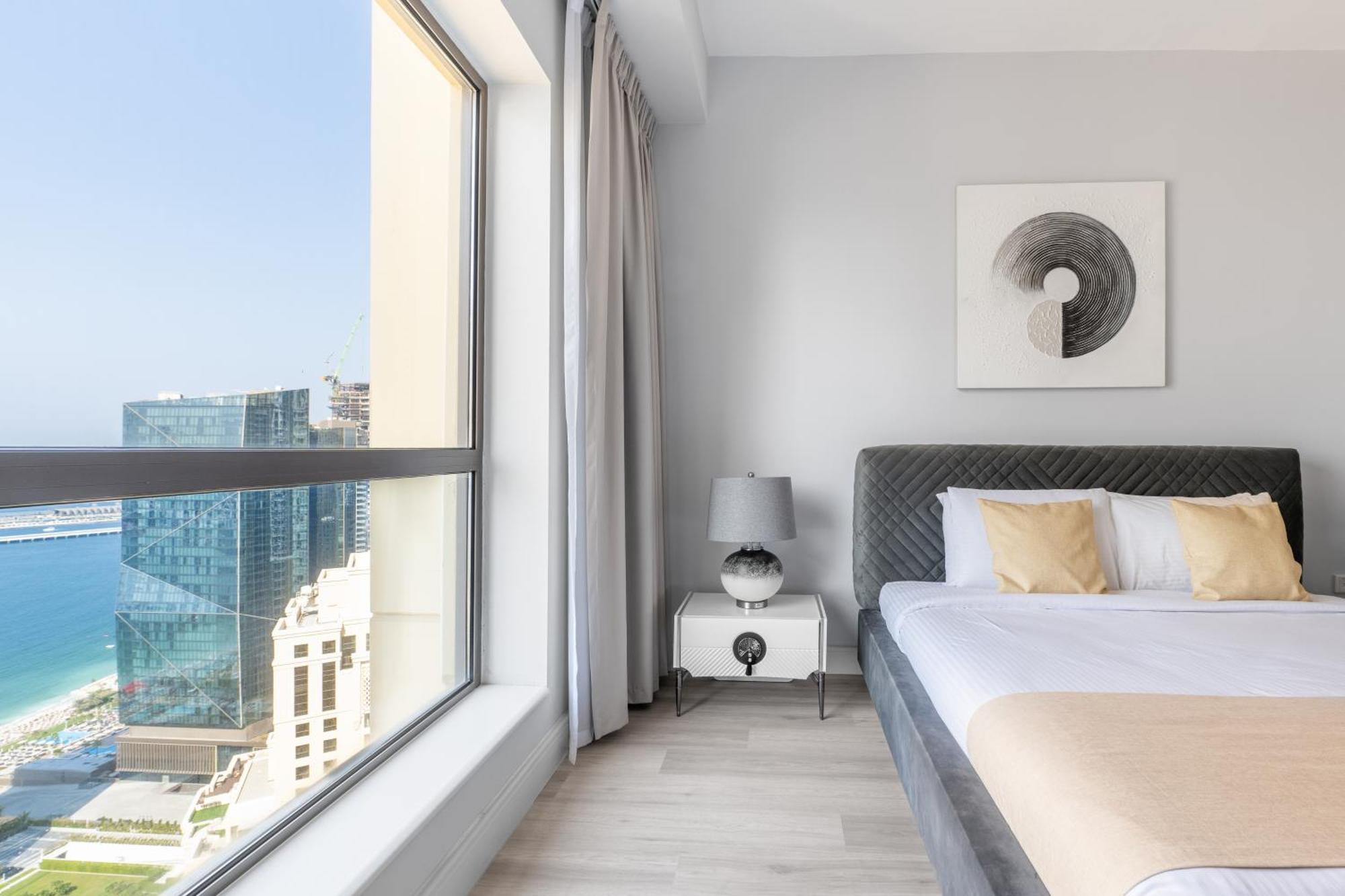 Luxury Jbr - Full Sea View - Free 5* Beach Resorts Access ดูไบ ภายนอก รูปภาพ