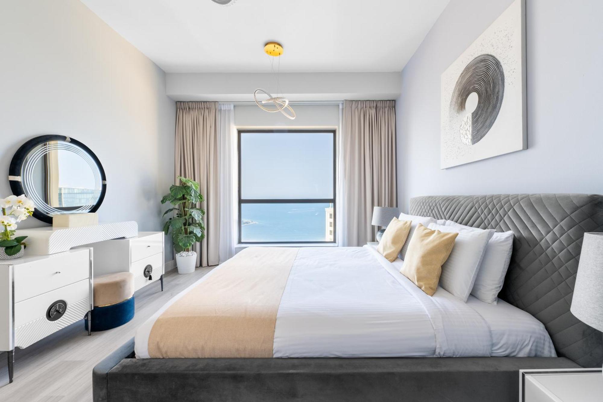Luxury Jbr - Full Sea View - Free 5* Beach Resorts Access ดูไบ ภายนอก รูปภาพ